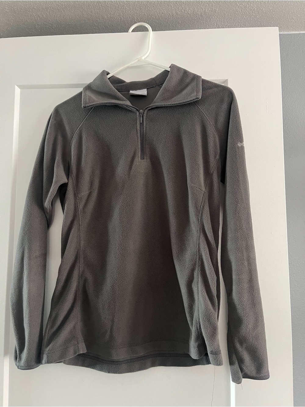 Columbia Charcoal Gray Quarter-Zip Fleece